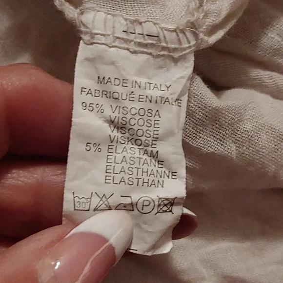 Made in Italy Cami lace top dress . Moda Sz.2 NWT - Picture 6 of 6